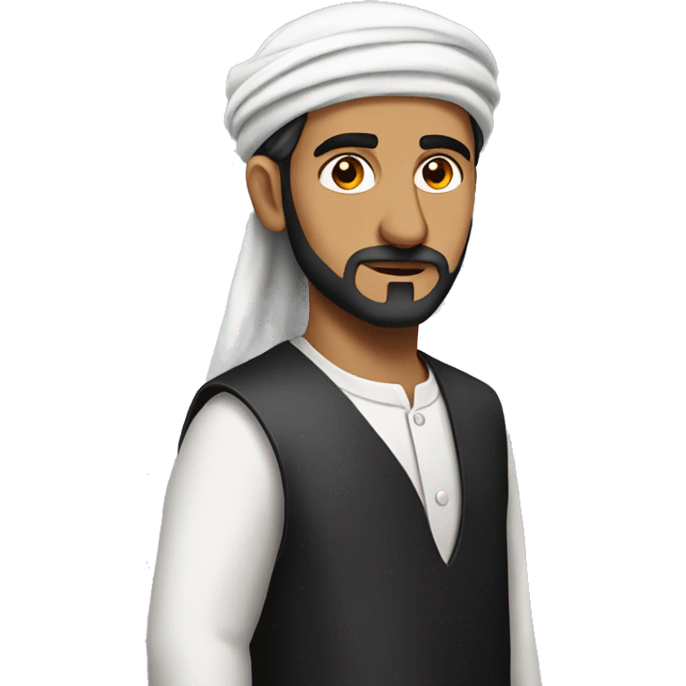 Serious Arab Muslim emoji