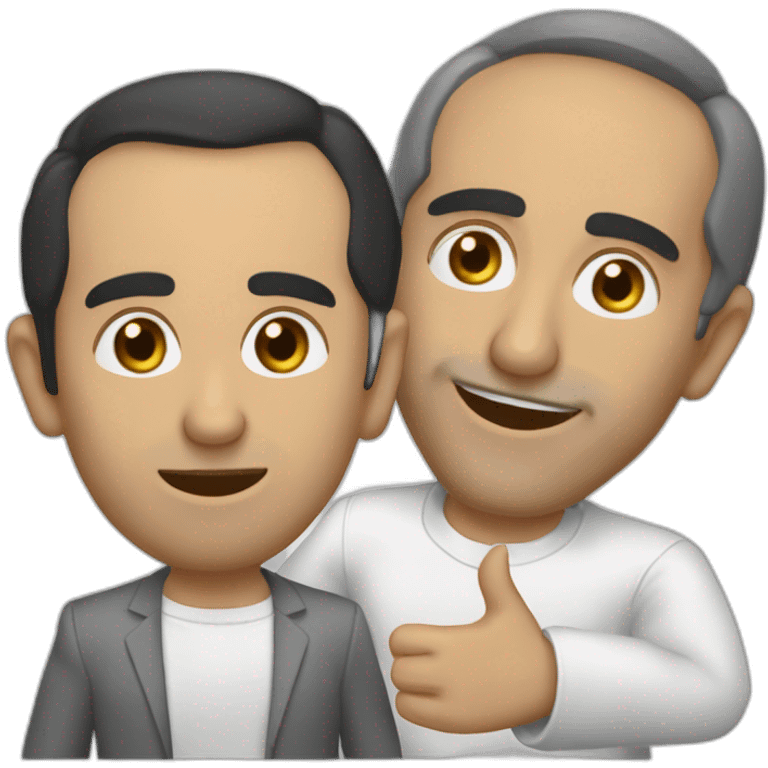 Zemmour qui fait un doigt d'honneur emoji