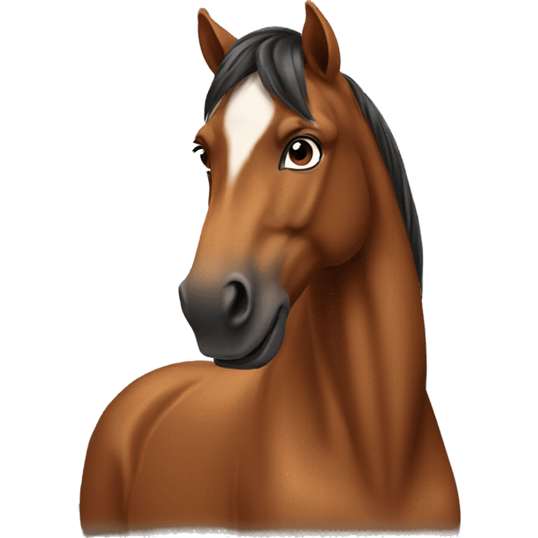 horse brown emoji