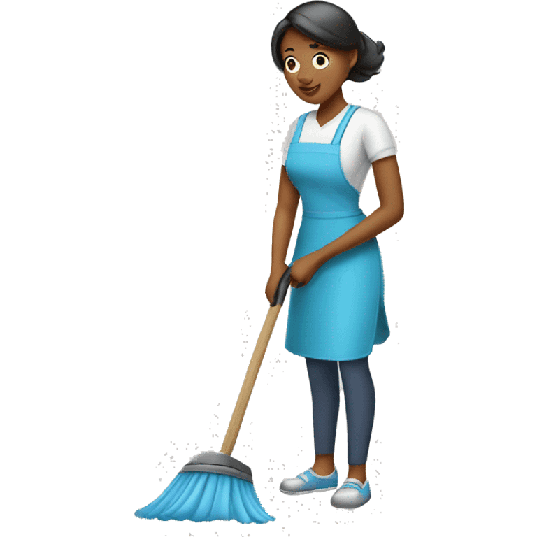 Woman cleaning  emoji