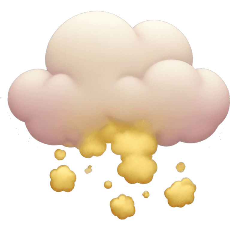 pastel gold cloud emoji