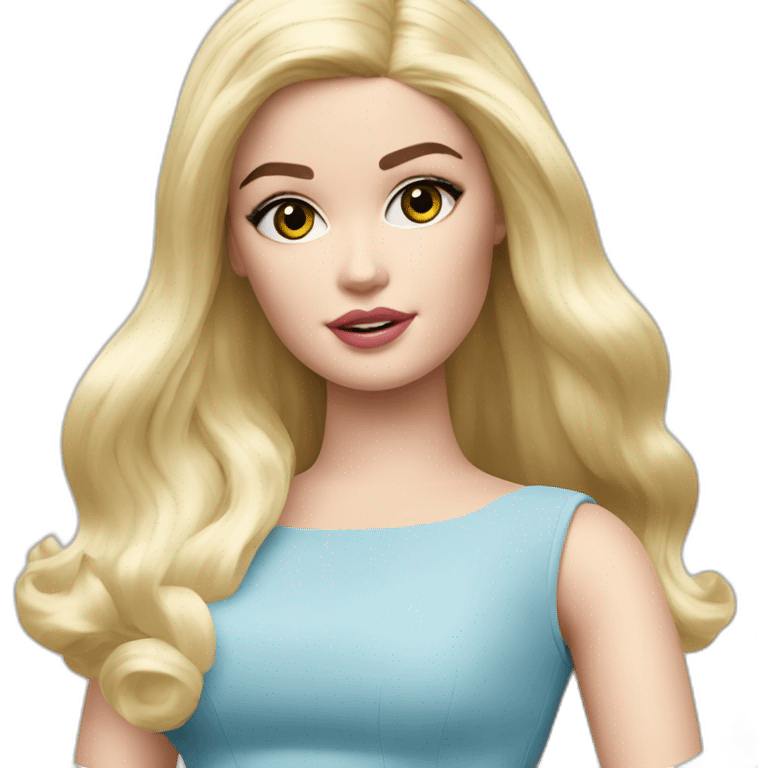 Barbie Ferreira blond emoji