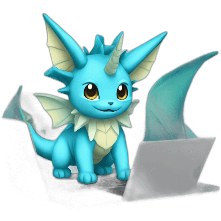 vaporeon-with-a-laptop emoji