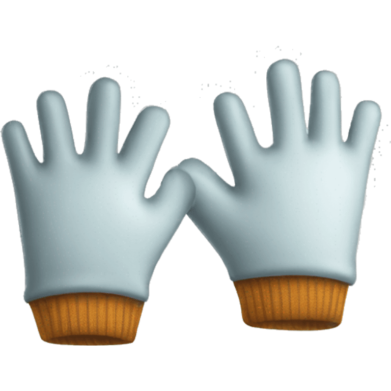 a pair of gloves emoji