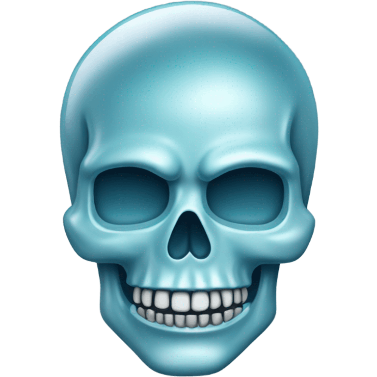 a skull emoji and ice that makes it look very cool and toug emoji