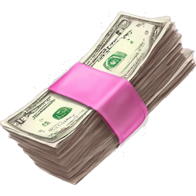 pink money flying  emoji