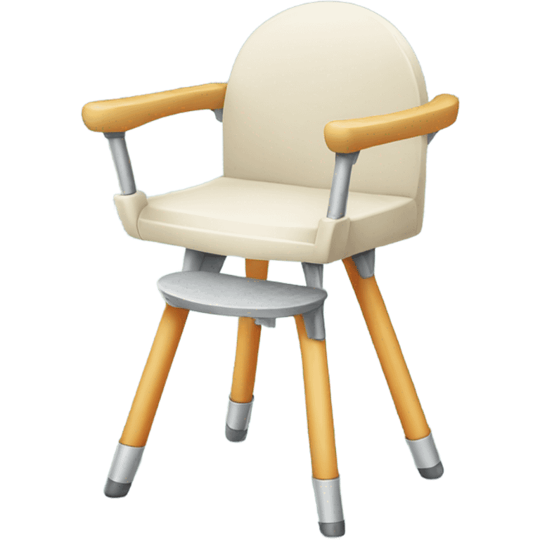 Children's stylish high chair emoji