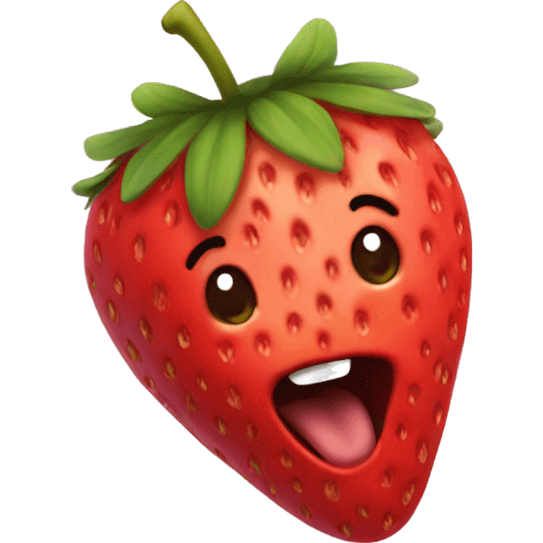 Strawberry emoji