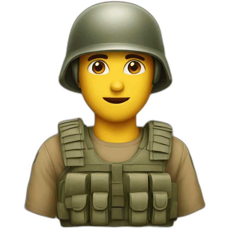 Guys in military helmet emoji