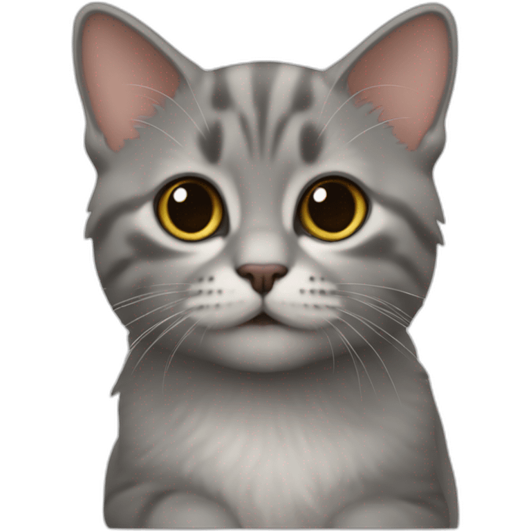 Chaton trisomique emoji