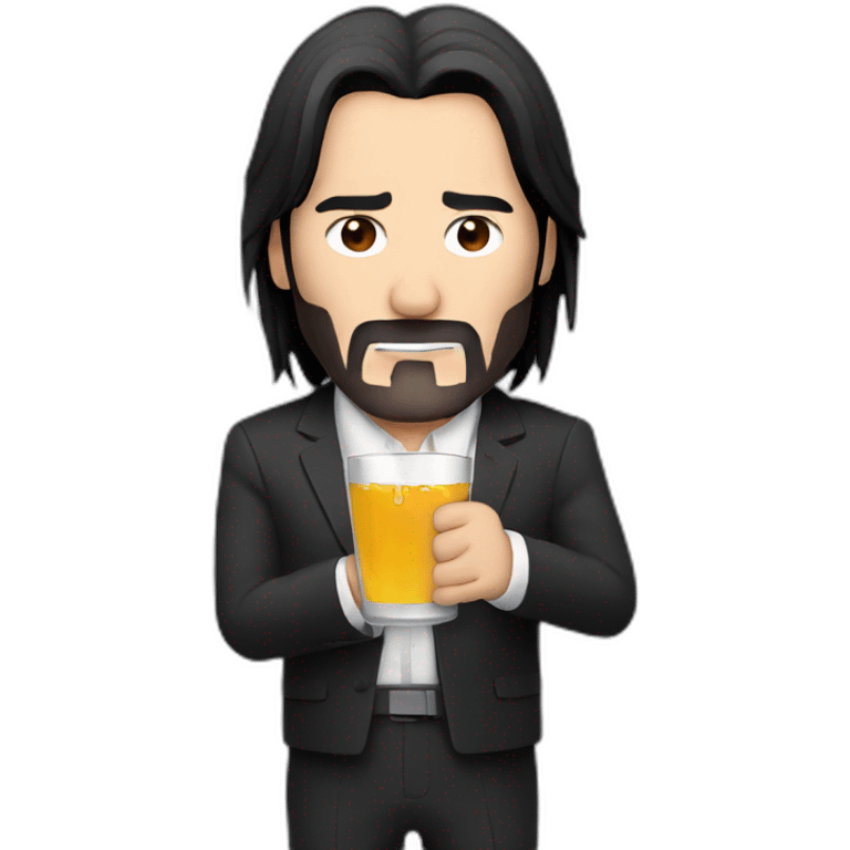 John wick drinking emoji