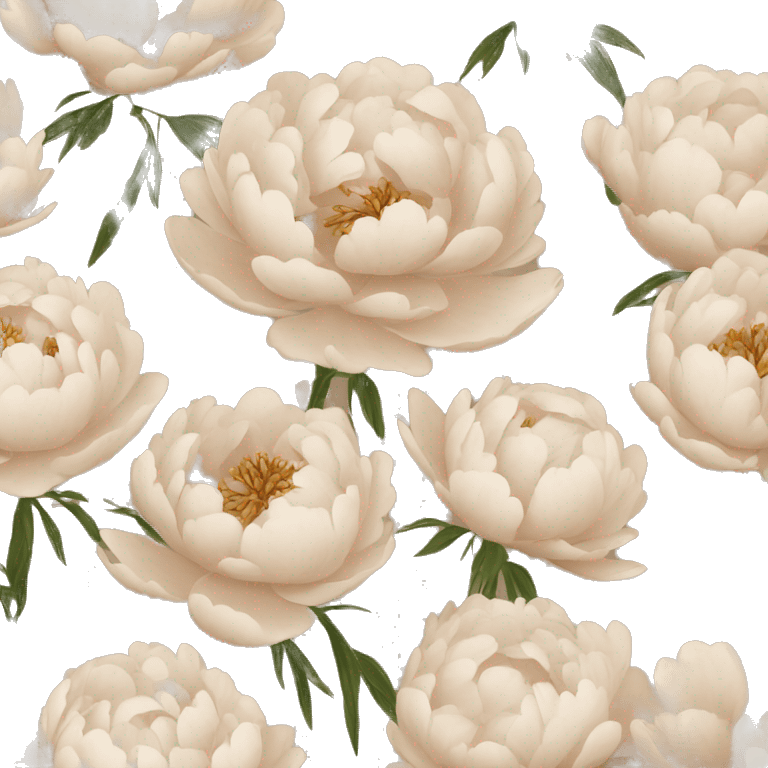 Peonie beige emoji