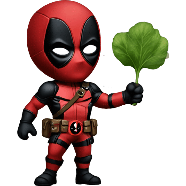 deadpool holding centella emoji