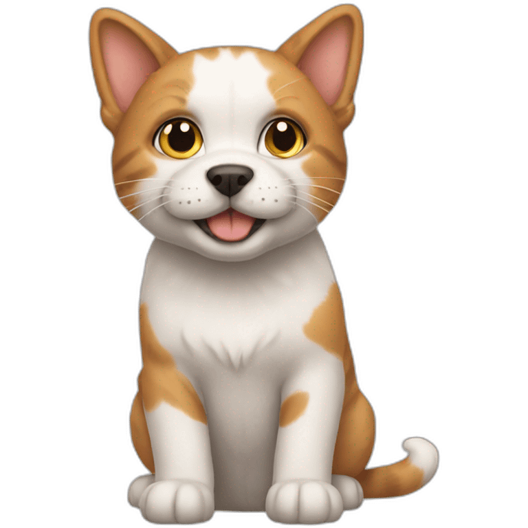 Cat dog cat dog cat dog cat dog emoji