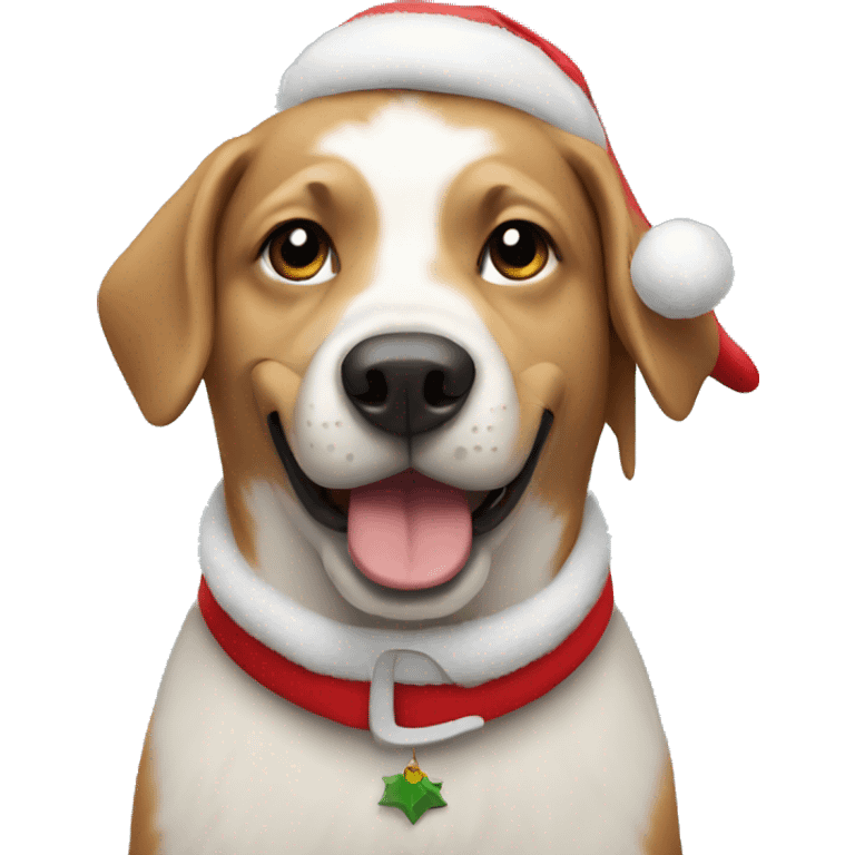 Dog as Santa  emoji