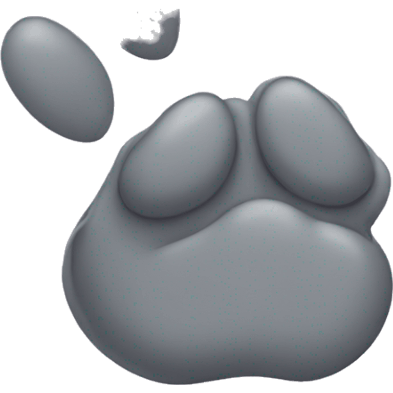  grey kitten paw emoji