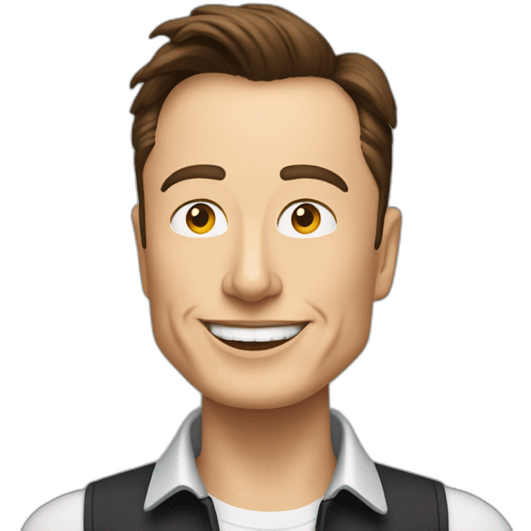 Elon musk say hello emoji