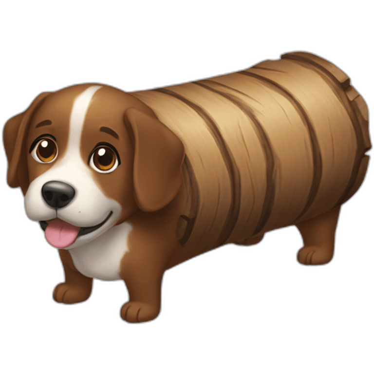 Dog log emoji