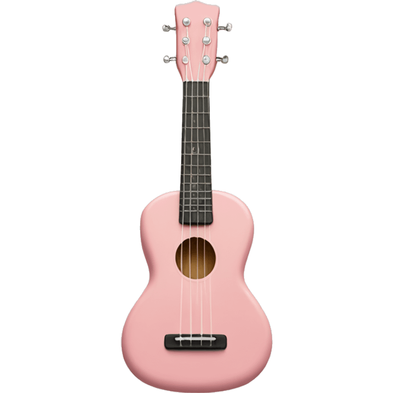 blush pink ukelele emoji