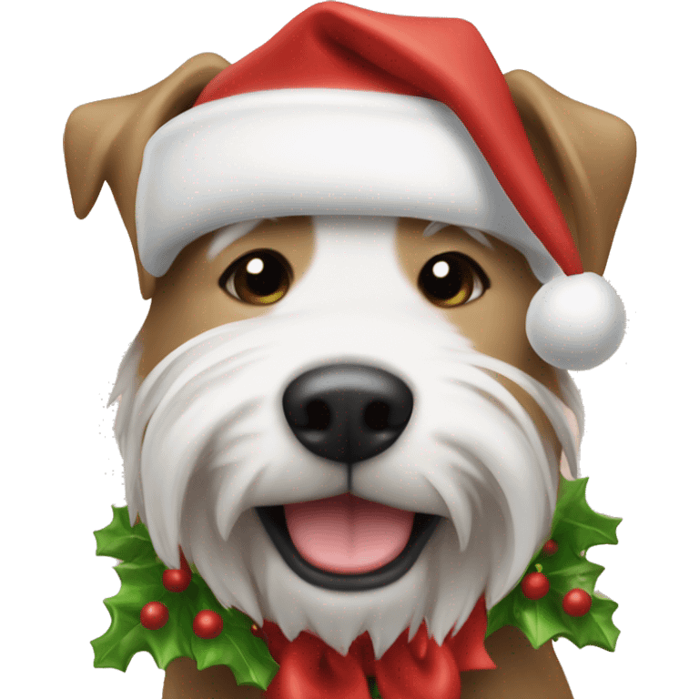 Christmas Dog ￼ emoji