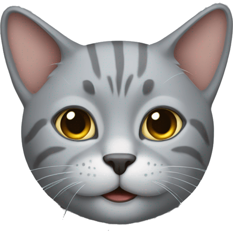 Gato gris emoji