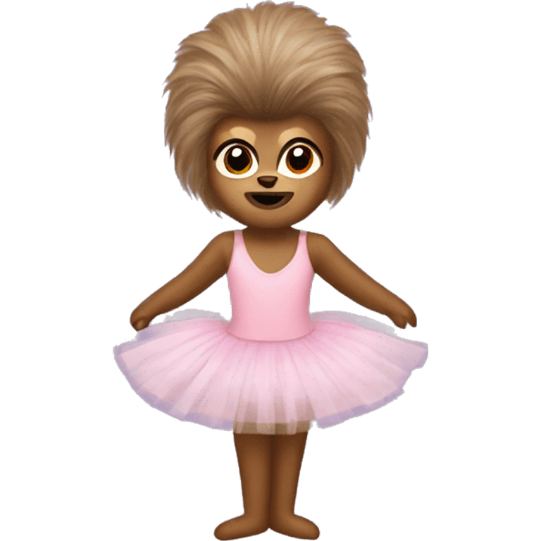 Chewbacca wearing a ballet tutu  emoji