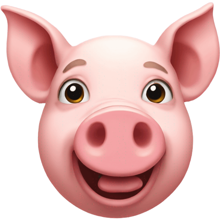 A pig  emoji