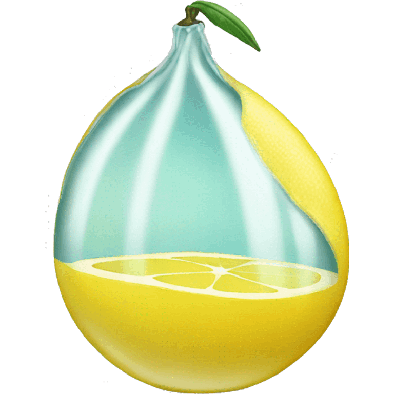 Lemon drop emoji