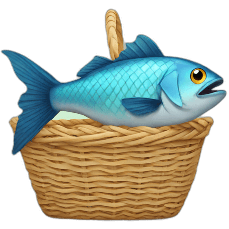 fish in basket emoji