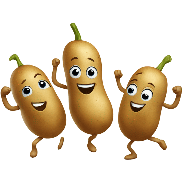 Potatoes dancing emoji