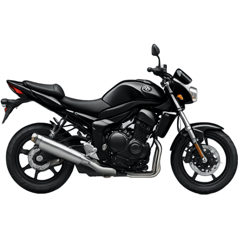 black yamaha motorcycle  emoji