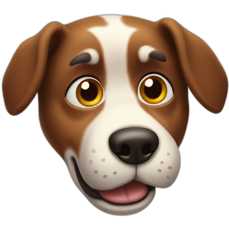 a shocked dog animation emoji