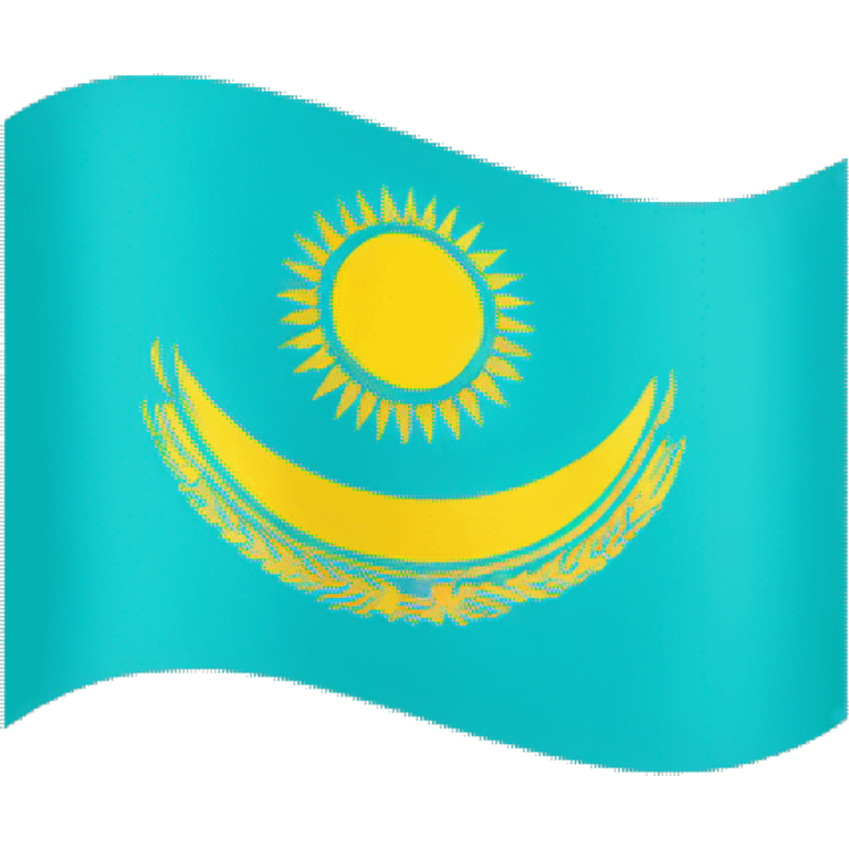 kazakh flag icon emoji