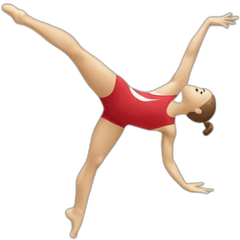 Artistic gymnastics m’en emoji