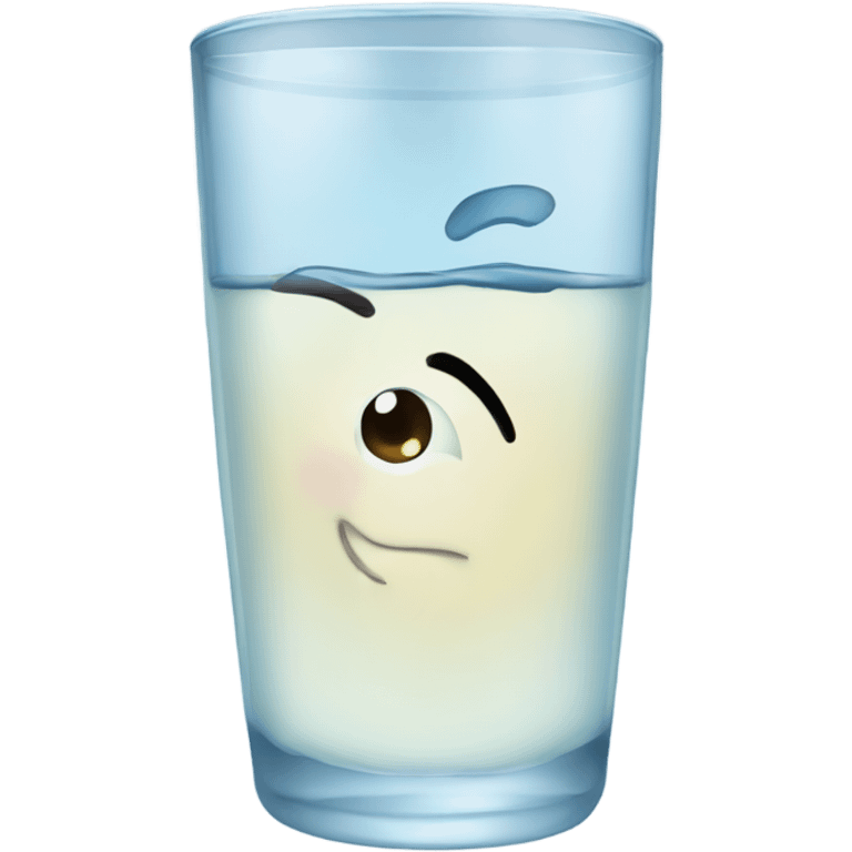 A glass of water emoji