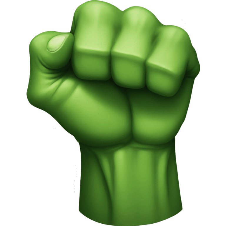 Hulk fist emoji