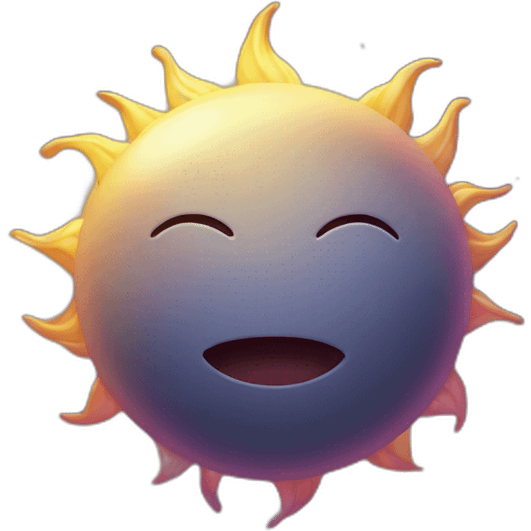 Sun and Space emoji