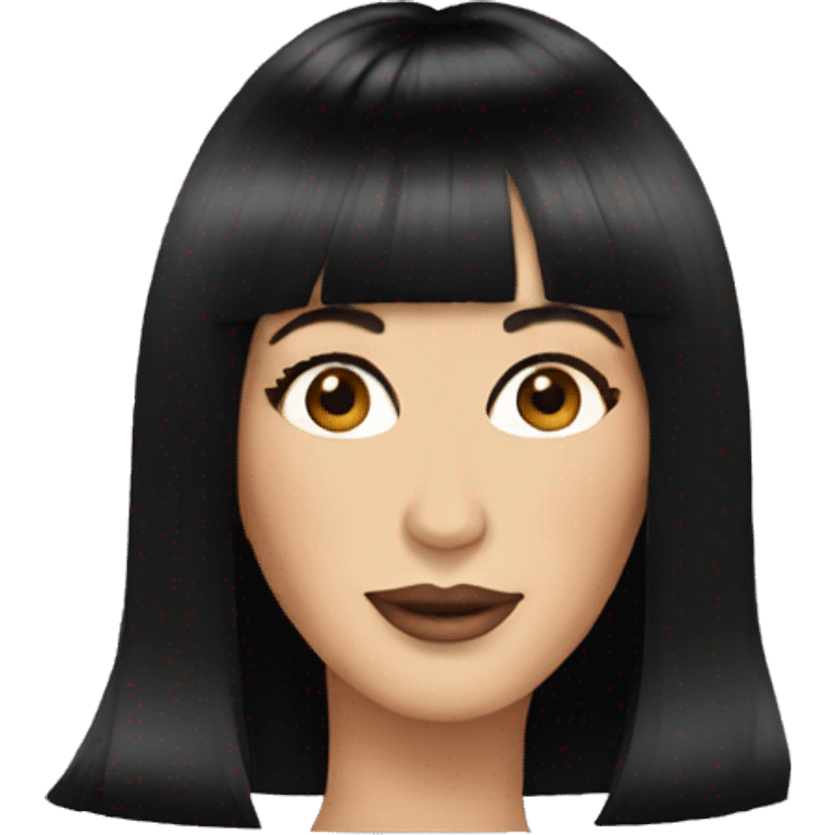 Cher with bangs emoji