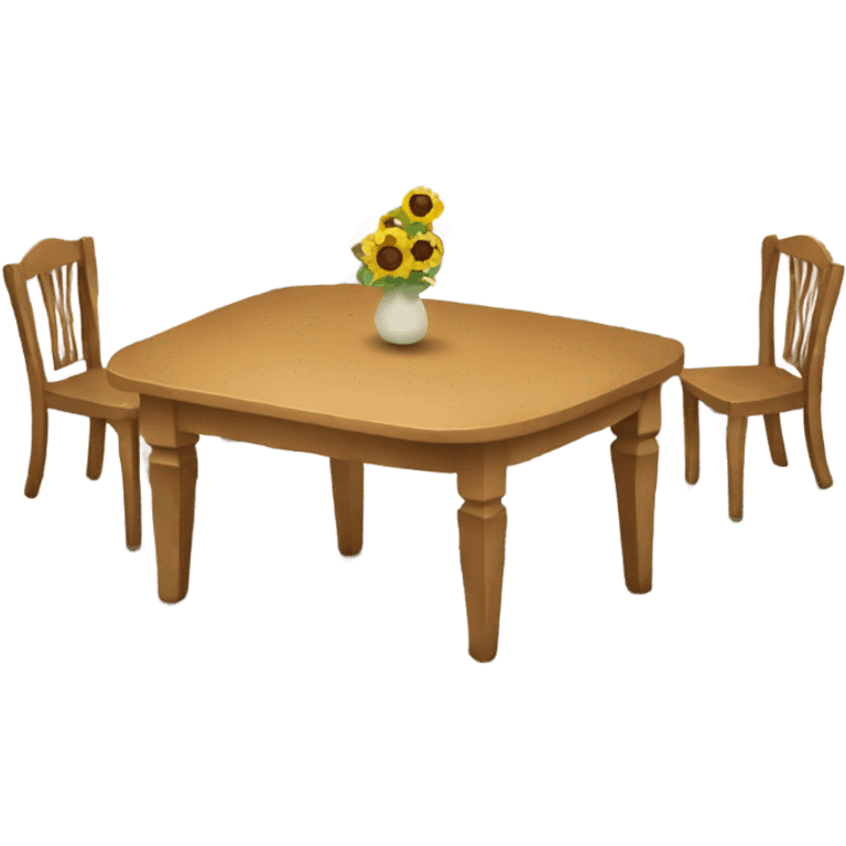 country Kitchen Table emoji