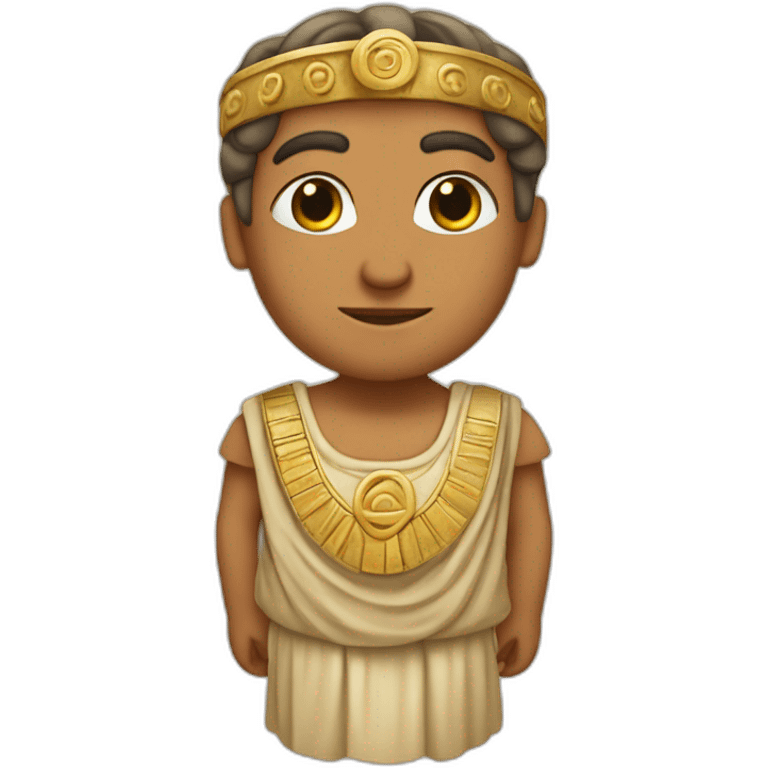 egiptian gor in a roman dress emoji