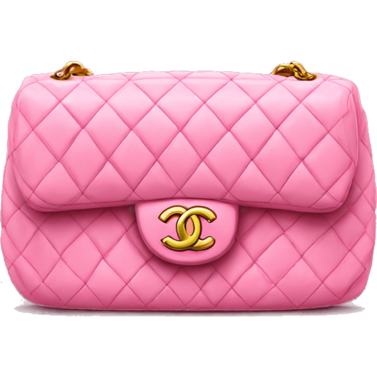 Pink Chanel purse emoji