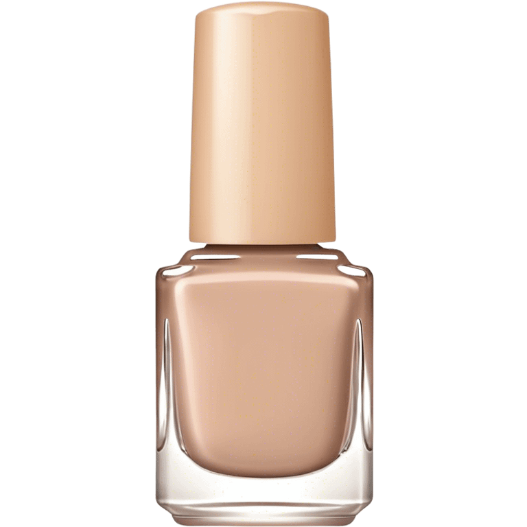 beige nail polish emoji