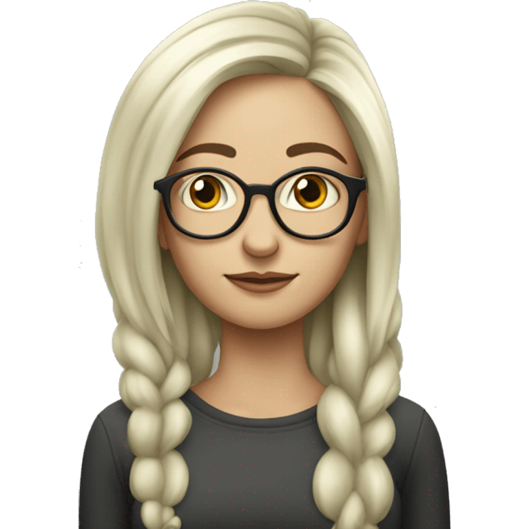 A woman who is around 29, likes to smoke weed, lives in Warsaw, Poland, is pretty skinny and has mouse-colored hair emoji