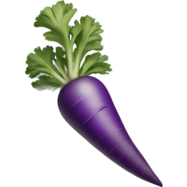 Purple carrot emoji