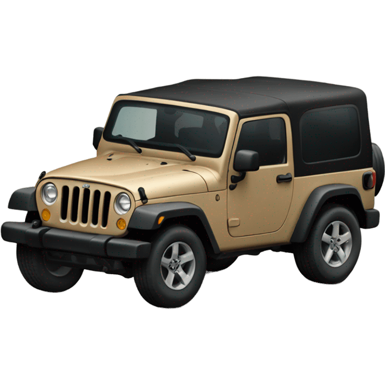 Tan jeep black top emoji