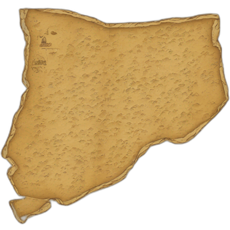 old paper map emoji