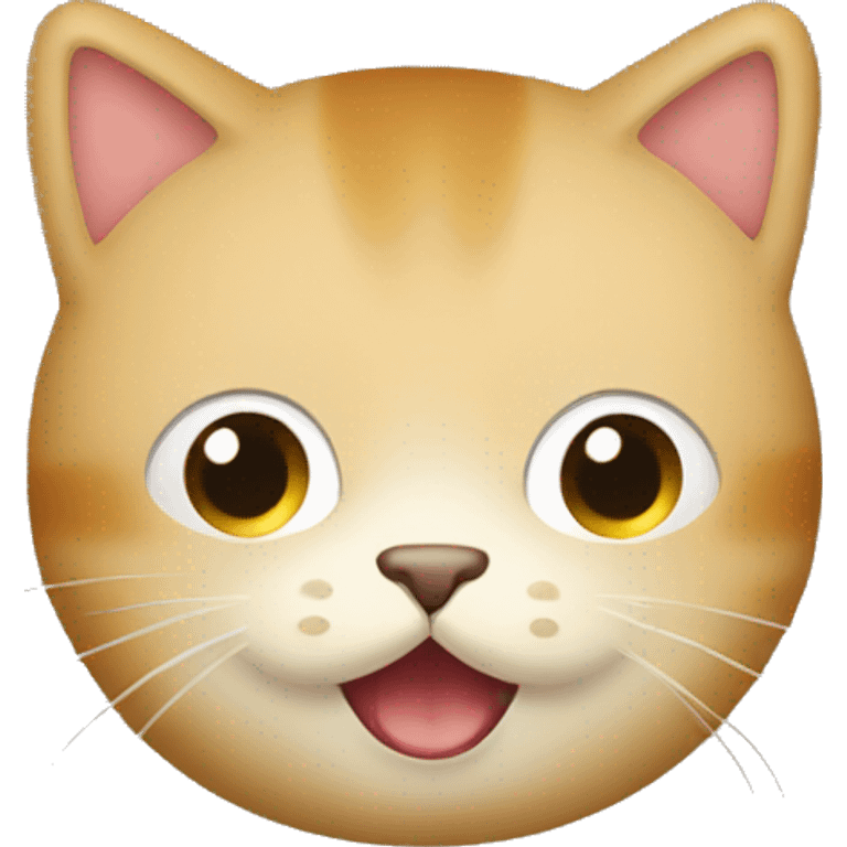 Un chat buvant de la bière emoji