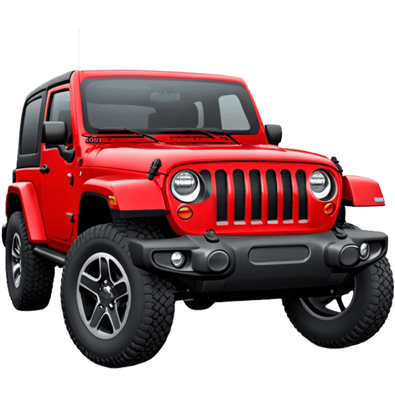 Jeep Wrangler - Jeep (Model Year: 2022) (Iconic colour: Red) emoji