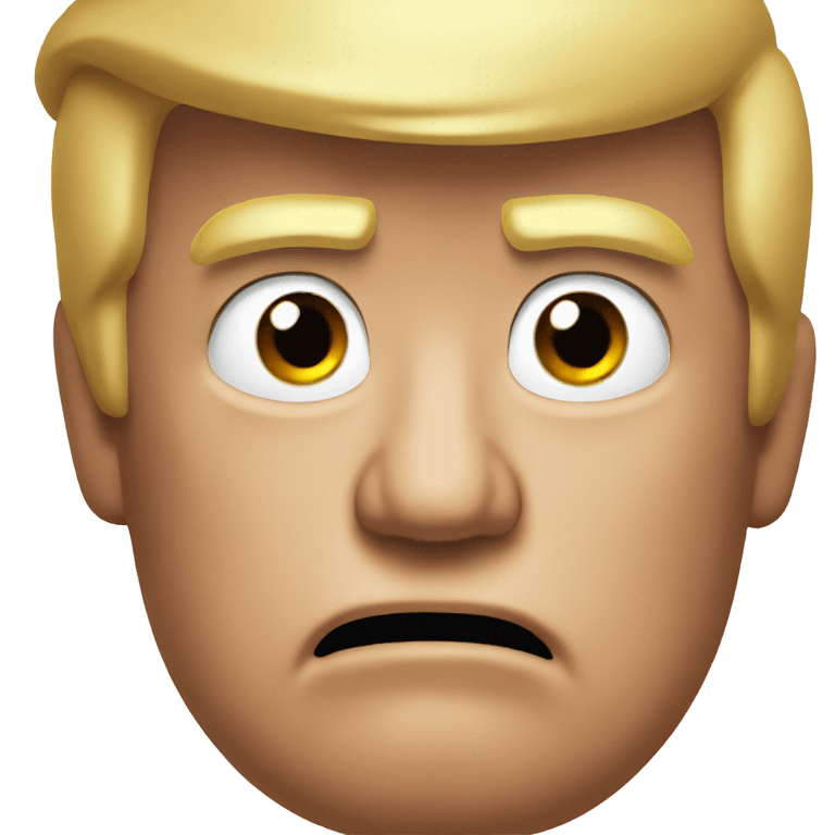 Donald Trump angry emoji