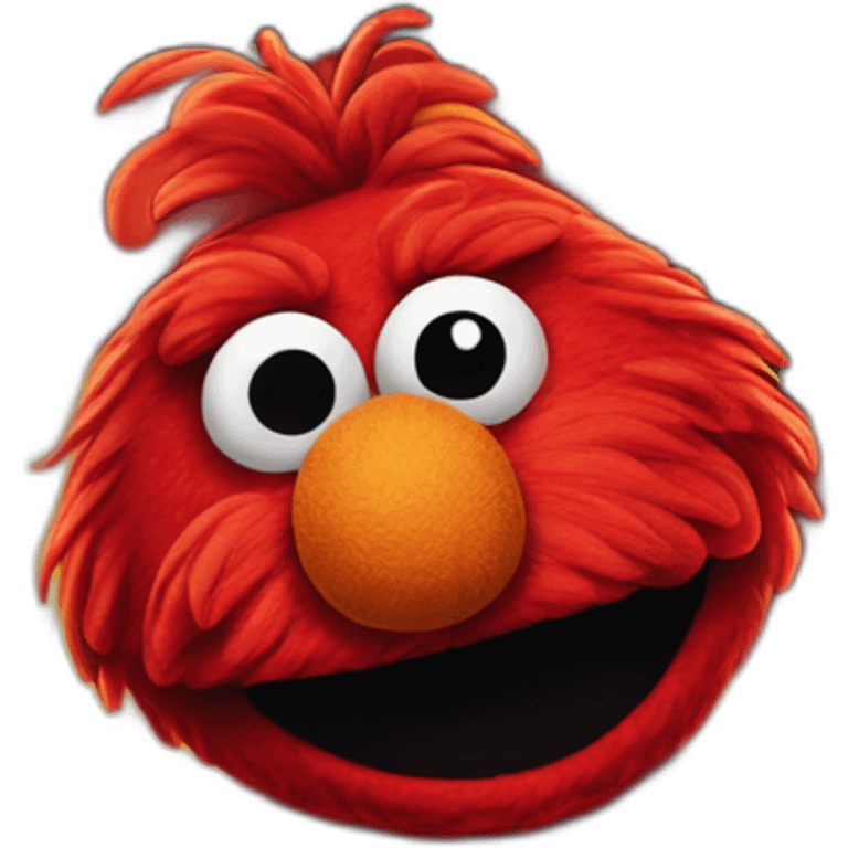 elmo-in-front-of-fire emoji